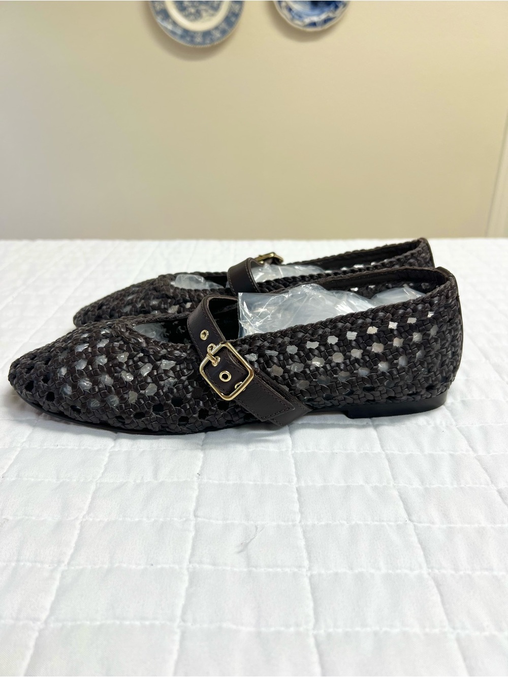 Madewell The Remy Mary Jane Flat in Dark Carob Size 8 NWOB - Picture 8 of 12
